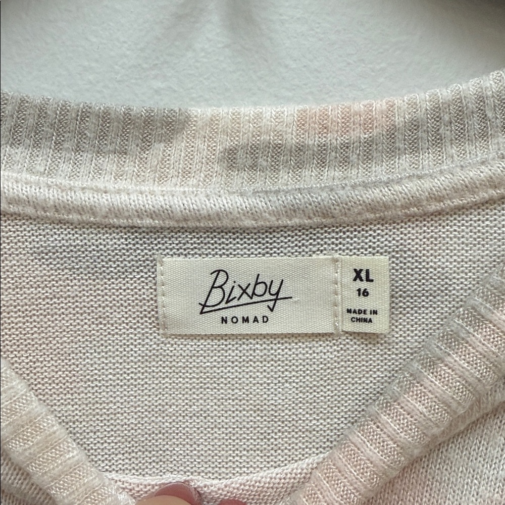 Bixby Nomad Camo Scoop Neck Lightweight Sweater Sz XL! - Picture 3 of 6